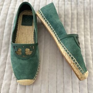 Tory Burch Sidney Espadrille Suede Size 7